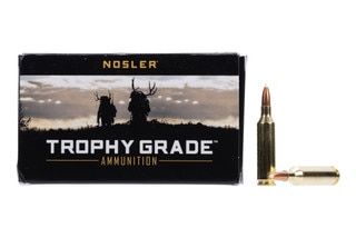 Nosler Trophy Grade hunting ammunition, 20 rounds.